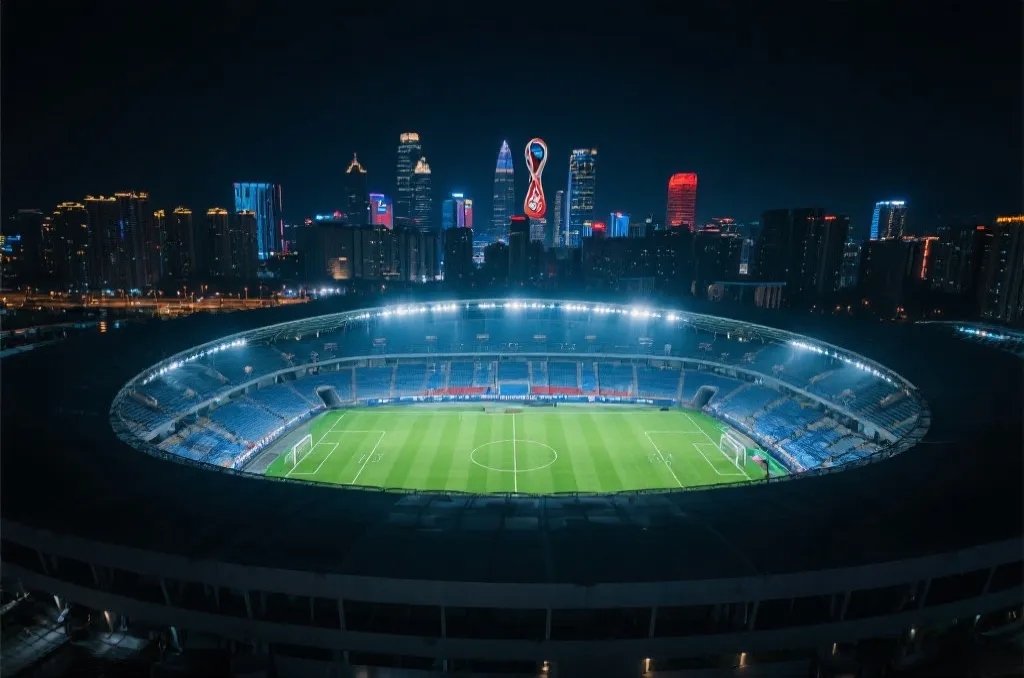 墨西哥三座世界杯主球场的建筑外观与夜景氛围